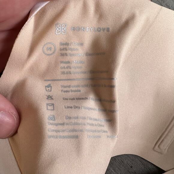 NWT Honeylove Crossover Bra White Med - Picture 5 of 6